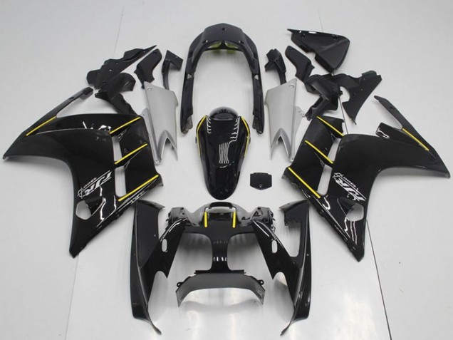 2001-2006 Glossy Black Yellow Yamaha FJR1300 Motorcycle Fairings