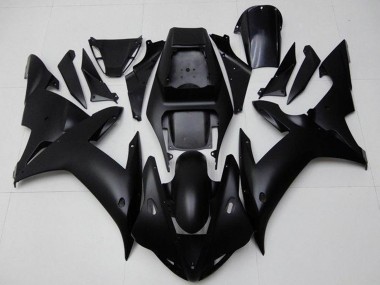 2002-2003 Matte Black Yamaha YZF R1 Motorcycle Fairings