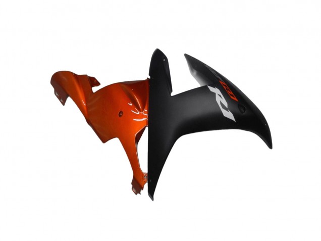 2002-2003 Orange Matte Black Yamaha YZF R1 Motorcycle Fairings