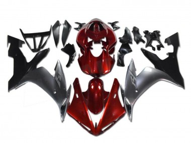 2002-2003 Red Silver Black Yamaha YZF R1 Motorcycle Fairings
