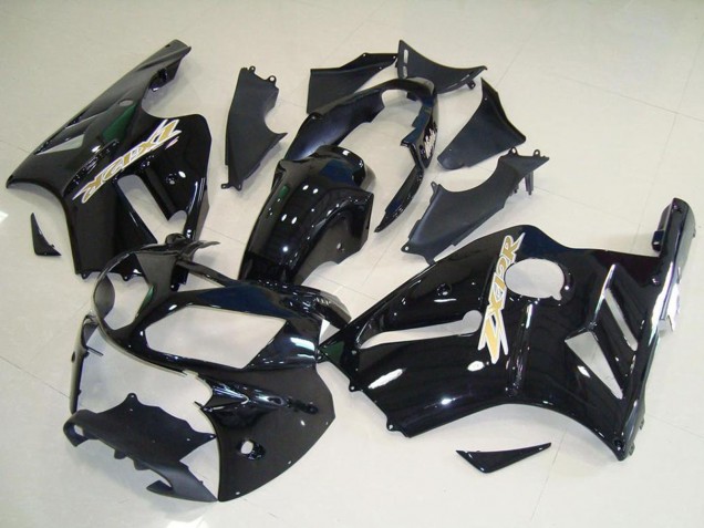2002-2006 Glossy Black Kawasaki ZX12R Motorcycle Fairing Kits