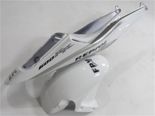 2003-2004 White Silver Black Repsol Honda CBR600RR Motorcycle Fairing