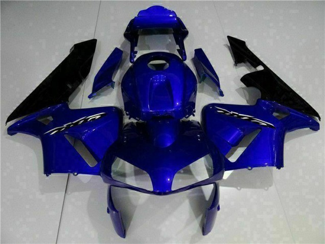 2003-2004 Blue Glossy Black Honda CBR600RR Motorcycle Fairing Kits