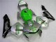 2003-2004 Silver Green Glossy Black Honda CBR600RR Motorcycle Fairing