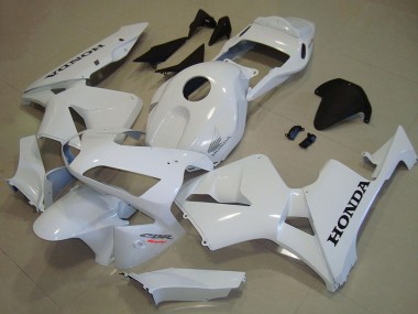 2003-2004 White Black Decal Honda CBR600RR Motorcycle Fairings