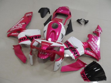 2003-2004 White Pink Black Repsol Honda CBR600RR Motorcycle Fairings