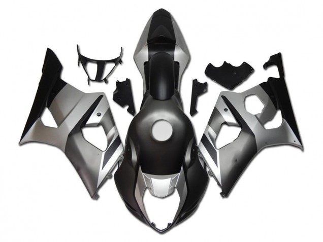 2003-2004 Silver Grey Black Suzuki GSXR 1000 Motorcycle Fairings