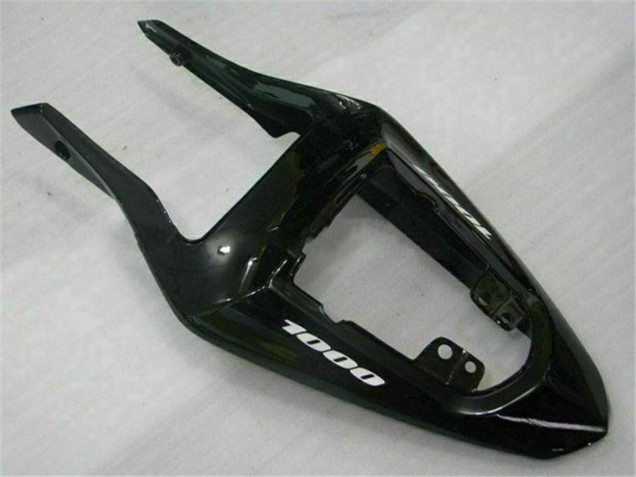 2003-2004 Glossy Black Gold Flame Suzuki GSXR 1000 Motorcycle Fairings