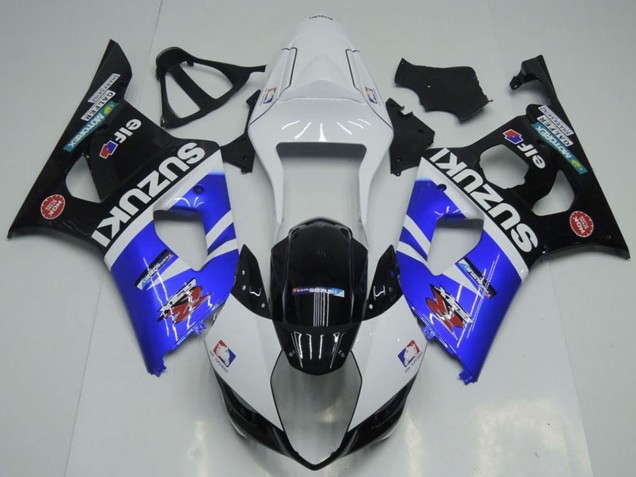 2003-2004 White Blue Black Red Elf Suzuki GSXR 1000 Motorcycle Fairings