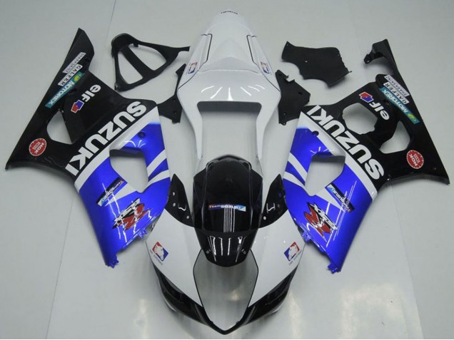 2003-2004 White Blue Black Red Elf Suzuki GSXR 1000 Motorcycle Fairings