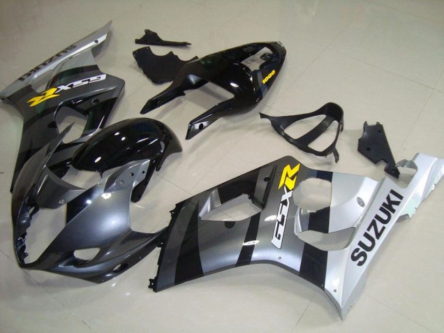 2003-2004 Silver Grey Black Yellow Suzuki GSXR 1000 Motorcycle Fairings