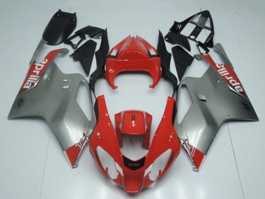 2003-2006 Red Grey Black Aprilia RSV1000 Motorcycle Fairings