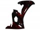 2003-2004 Glossy Black Red Flame Yamaha YZF R6 Motorcycle Fairing