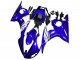 2003-2004 Blue White Yamaha YZF R6 Motorcycle Fairings