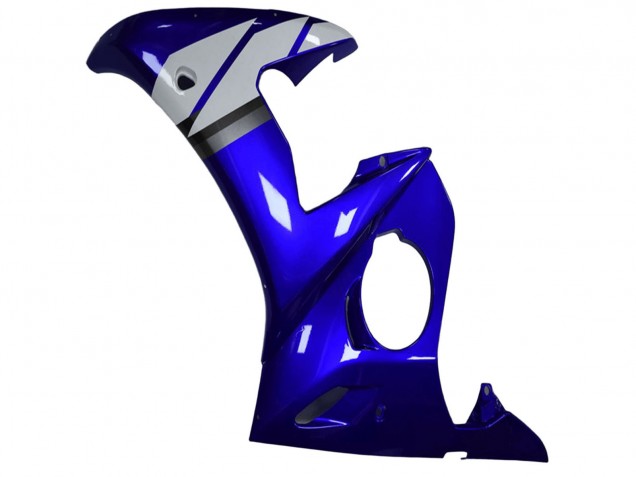 2003-2004 Blue White Yamaha YZF R6 Motorcycle Fairings