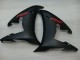 2003-2004 Glossy Black Matte Black Red Decals Yamaha YZF R6 Motorcycle Fairings