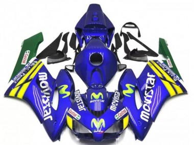 2004-2005 Blue Yellow Green MoviStar Red Castrol Honda CBR1000RR Motorcycle Fairings