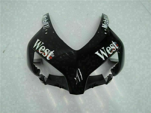 2004-2005 Glossy Black White West Mobil Michelin Honda CBR1000RR Motorcycle Fairings