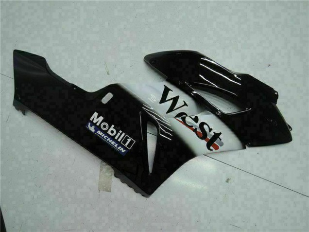2004-2005 Glossy Black White West Mobil Michelin Honda CBR1000RR Motorcycle Fairings