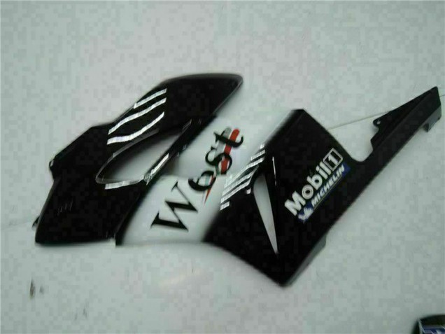 2004-2005 Glossy Black White West Mobil Michelin Honda CBR1000RR Motorcycle Fairings