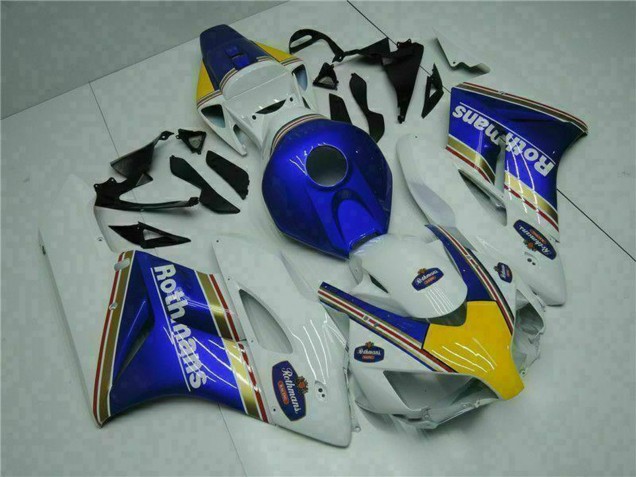 2004-2005 White Blue Yellow Rothmans Honda CBR1000RR Motorcycle Fairing