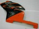 2004-2005 Orange Glossy Black Honda CBR1000RR Motorcycle Fairings