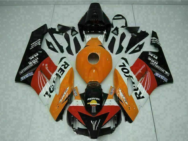 2004-2005 Orange White Red Black Repsol Honda CBR1000RR Motorcycle Fairings