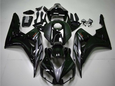 2004-2005 Glossy Black Grey Honda CBR1000RR Motorcycle Fairings