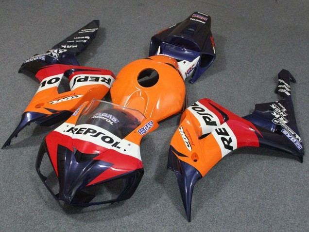 2006-2007 Orange White Red Blue Repsol Honda CBR1000RR Motorcycle Fairing