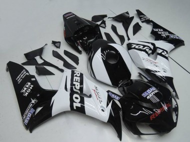 2004-2005 White Glossy Black Repsol Honda CBR1000RR Motorcycle Fairings