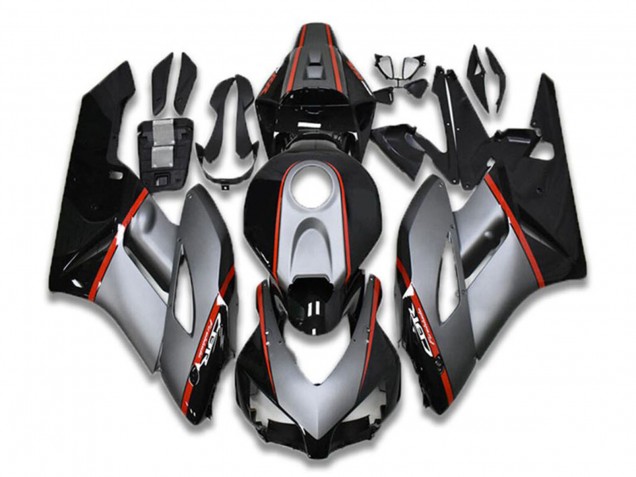 2004-2005 Grey Red Glossy Black Honda CBR1000RR Motorcycle Fairings