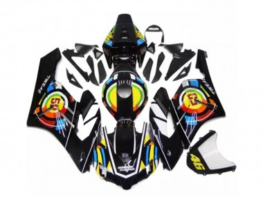 2004-2005 Glossy Black Yellow Green Red 46 Honda CBR1000RR Motorcycle Fairings