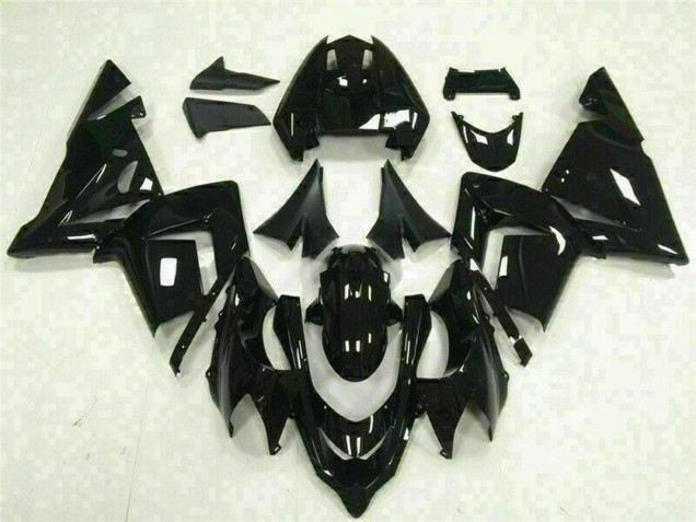 2004-2005 Glossy Black Kawasaki ZX10R Motorcycle Fairings