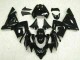 2004-2005 Glossy Black Kawasaki ZX10R Motorcycle Fairings
