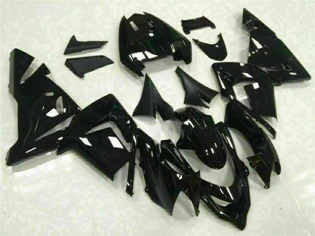 2004-2005 Glossy Black Kawasaki ZX10R Motorcycle Fairings
