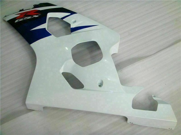 2004-2005 White Blue Glossy Black Red Suzuki GSXR 600/750 Motorcycle Fairings