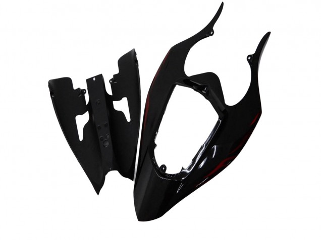 2004-2006 Glossy Black Red Flame Yamaha YZF R1 Motorcycle Fairings