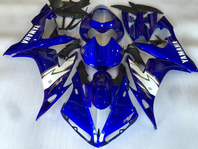 2004-2006 Blue White Yamaha YZF R1 Motorcycle Fairings