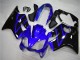 2004-2007 Blue Glossy Black Honda CBR600 F4i Motorcycle Fairing Kits