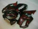 2004-2007 Glossy Black Red Flame Honda CBR600 F4i Motorcycle Fairings