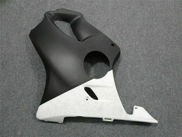 2004-2007 White Matte Black Honda CBR600 F4i Motorcycle Fairings