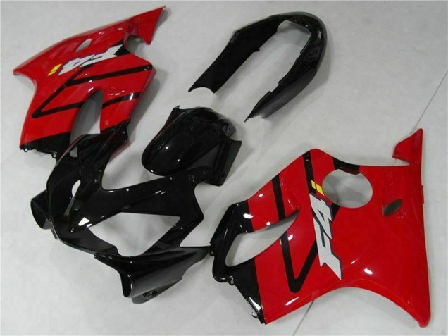 2004-2007 Red Glossy Black Honda CBR600 F4i Bike Fairings