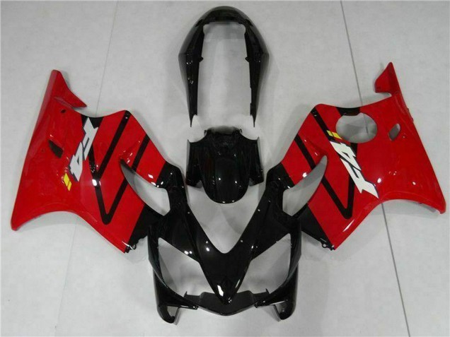 2004-2007 Red Glossy Black Honda CBR600 F4i Bike Fairings