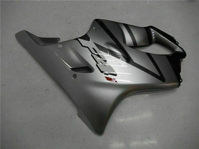 2004-2007 Silver Matte Black Honda CBR600 F4i Motorcycle Fairings
