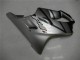 2004-2007 Silver Matte Black Honda CBR600 F4i Motorcycle Fairings
