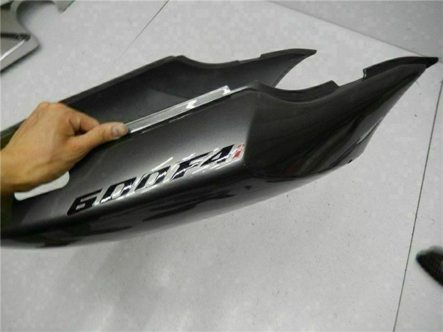 2004-2007 Silver Matte Black Honda CBR600 F4i Motorcycle Fairings