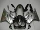 2004-2007 Silver Matte Black Honda CBR600 F4i Motorcycle Fairings