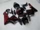 2005-2006 Glossy Black Red Flame Honda CBR600RR Motorcycle Fairing Kits