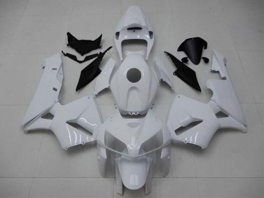 2005-2006 Glossy White Honda CBR600RR Motorcycle Fairings
