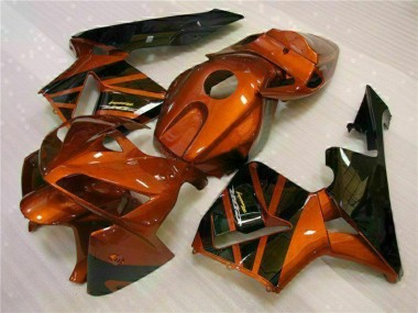 2005-2006 Orange Black Honda CBR600RR Motorcycle Fairing Kits